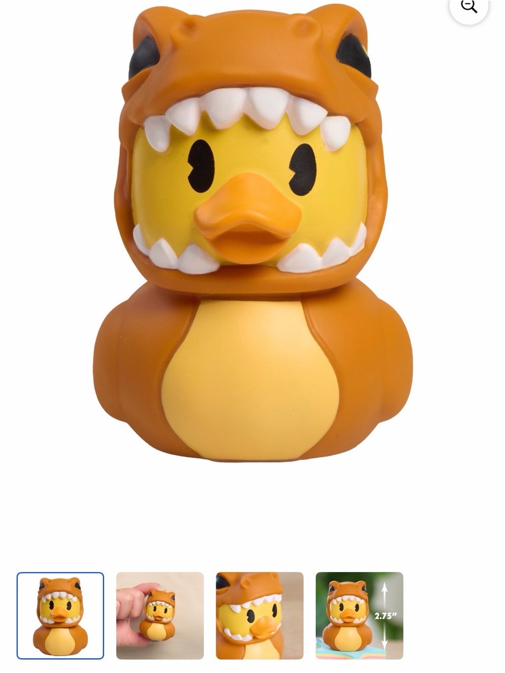Duckalooz Jurassic World T-rex Small Toy Duck Collectible